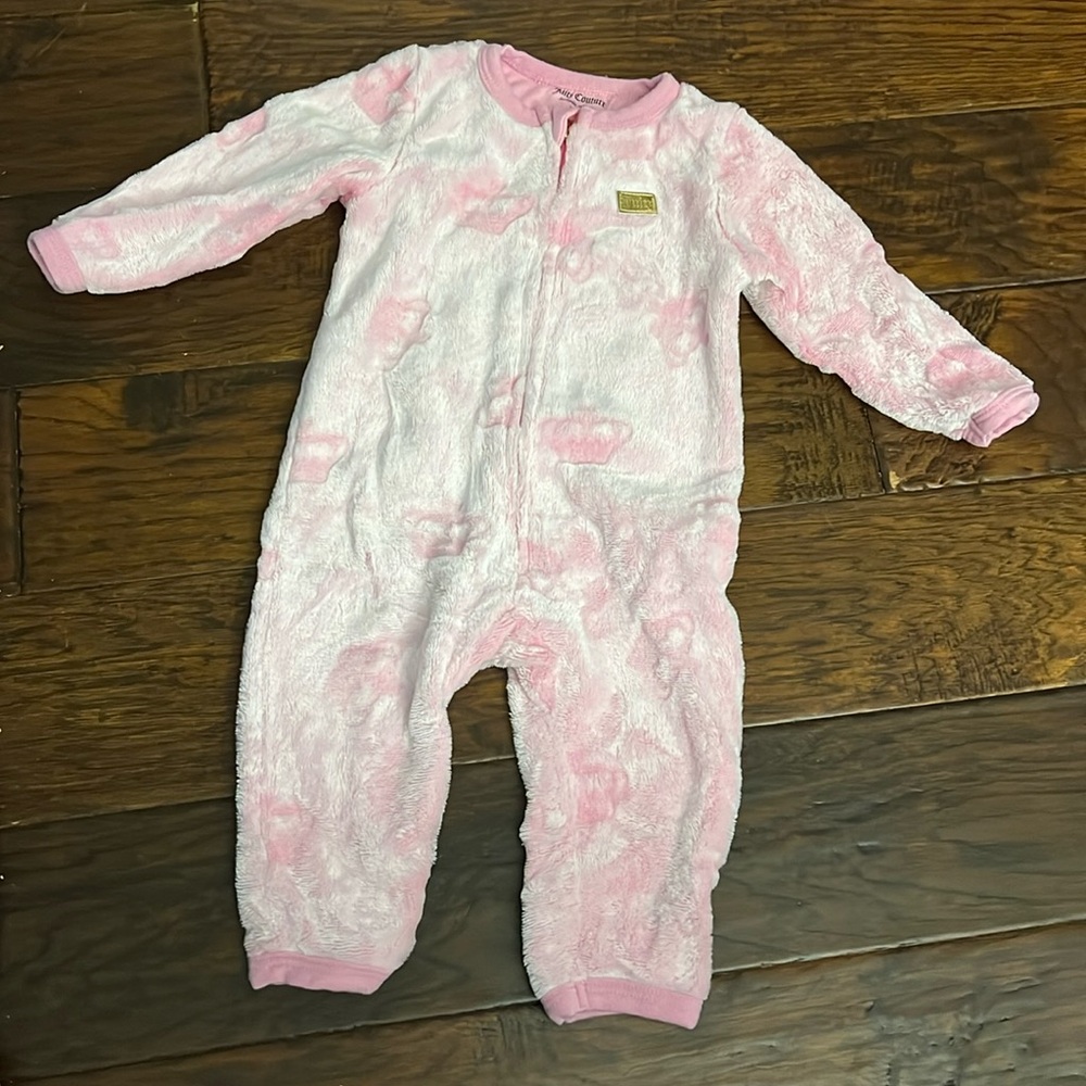 Juicy Couture baby girl coveralls 12 month Pink